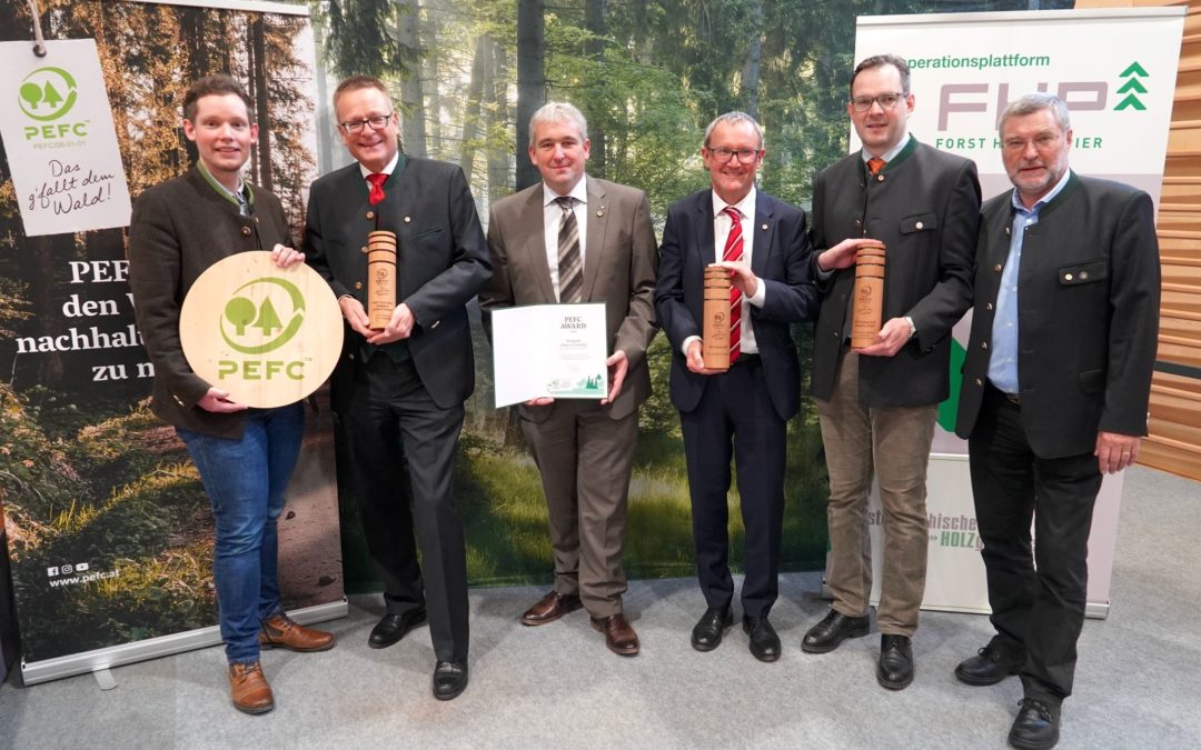 PEFC Award 2019 im Waldkompetenzzentrum Traunkirchen verliehen