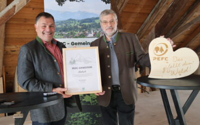 Bludesch neue PEFC-Gemeinde in Vorarlberg